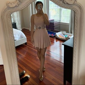 Light pink free people mini dress US4